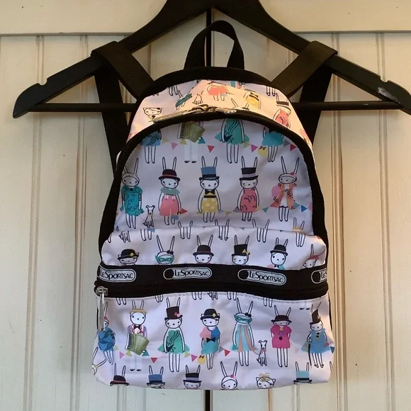 LeSportsac “VAUDEVILLE” Limited Edition Exclusive Fifi Lapin Small Backpack EUC - Picture 2 of 12